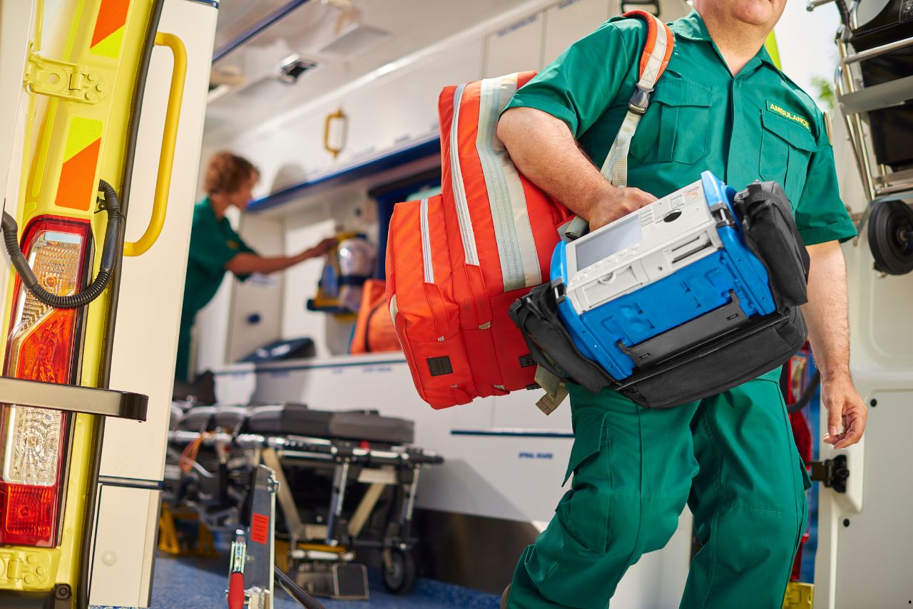 Patient On A Stretcher